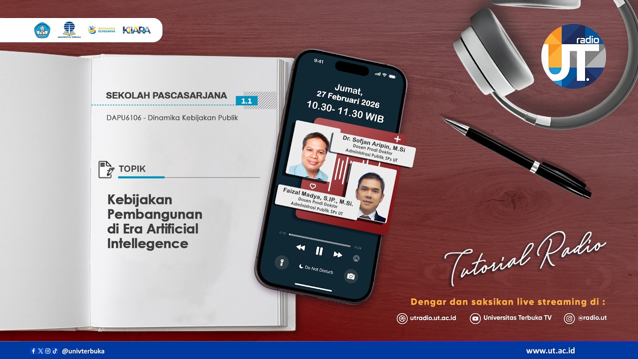 Kebijakan Pembangunan di Era Artificial Intellegence~Tutorial Radio