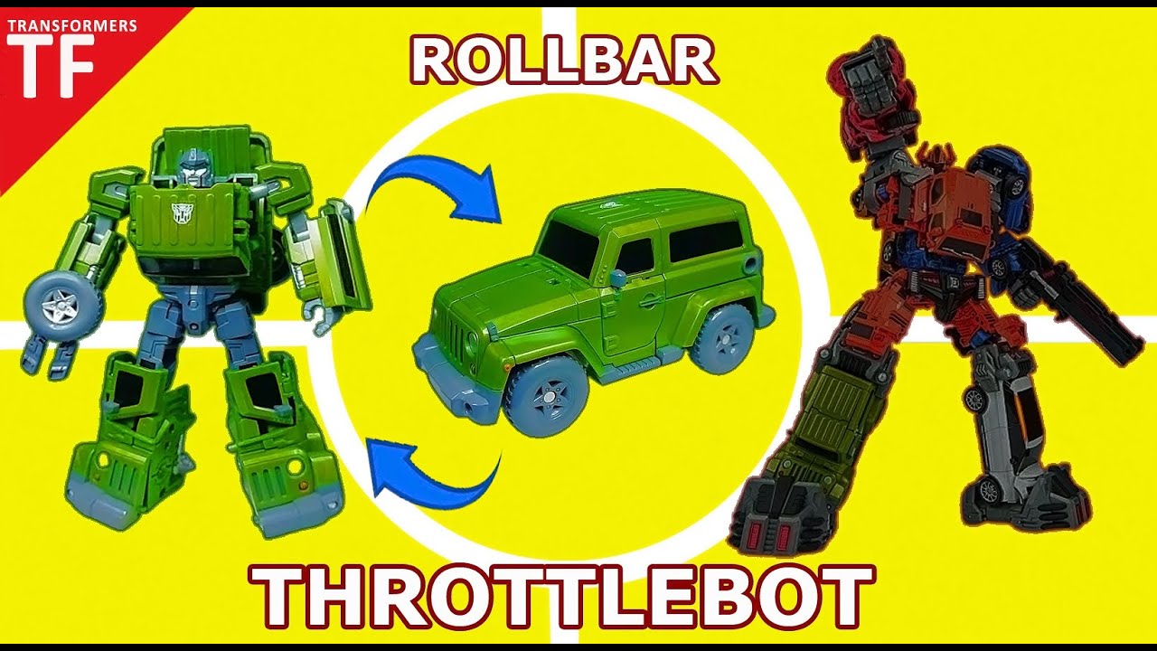 How to Transform Rollbar Throttlebot Weijiang ⚡️ Autobots Transformers combiner 6in1 tutorial