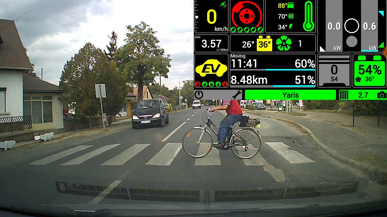 Toyota Hybrid driving , hybrid assistant