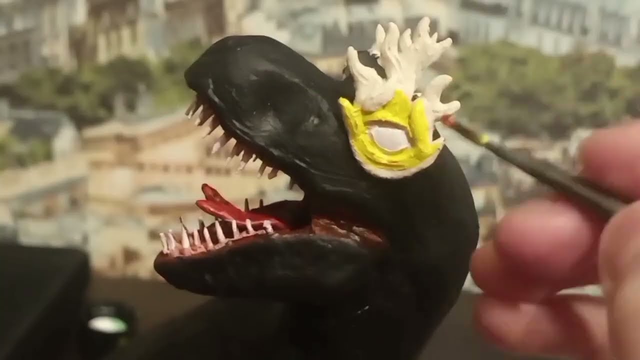 Символ моего YouTube канала (Альбертозавр) из скульптурного пластилина [ #Albertosaurus ]