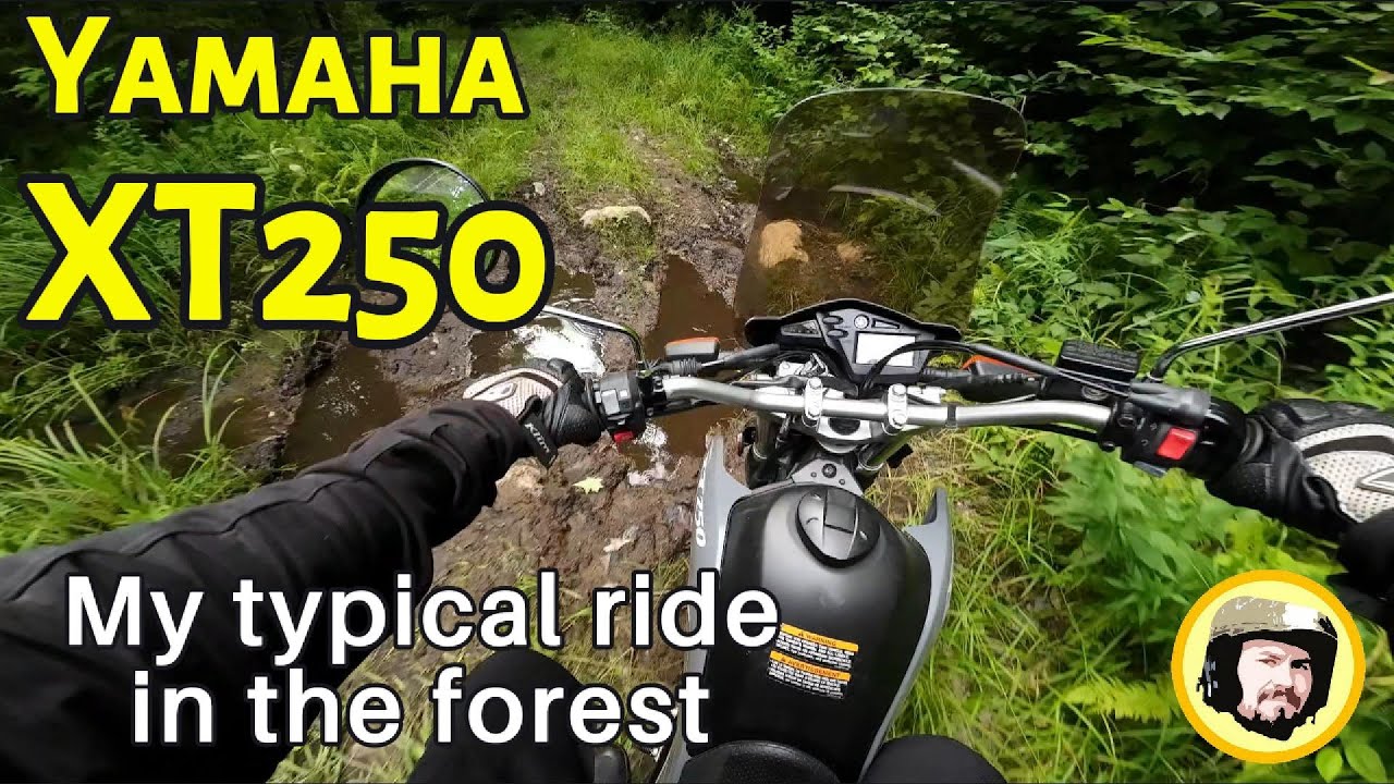 Join me (virtually) as I ride my Yamaha XT250 offroad in Laurentian mountains!