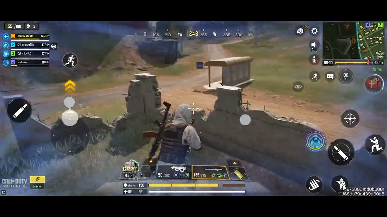 Call of duty #2 battle royale gameplay in iQOO 15 device 