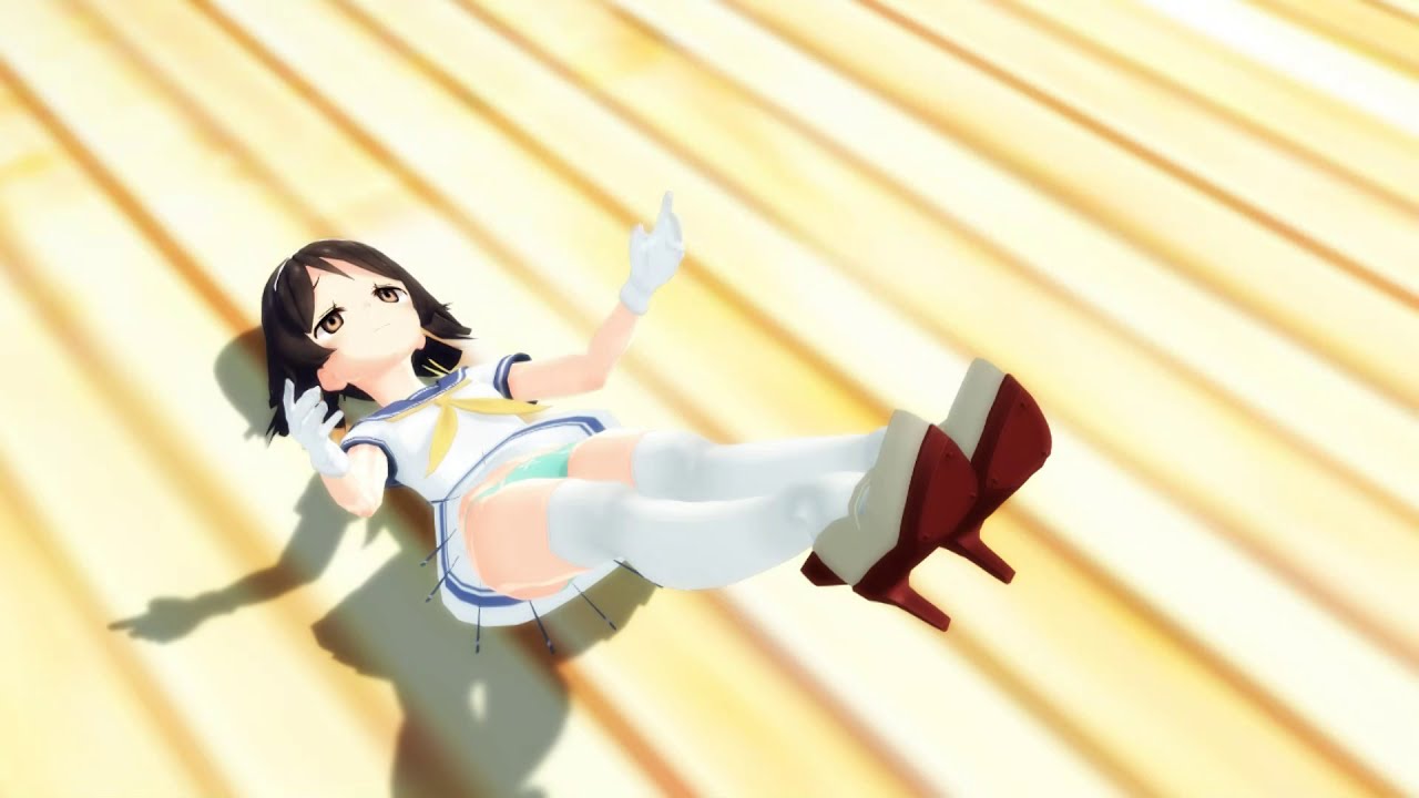 【艦これMMD】第十七駆艦娘全員でマイルームディスコナイトを踊ります。ハプニング！
