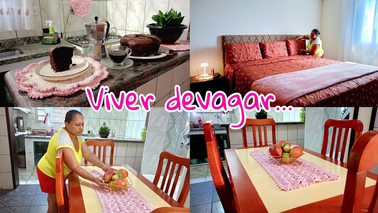  Vivendo devagar com simplicidade| Um dia simples cuidando da casa 