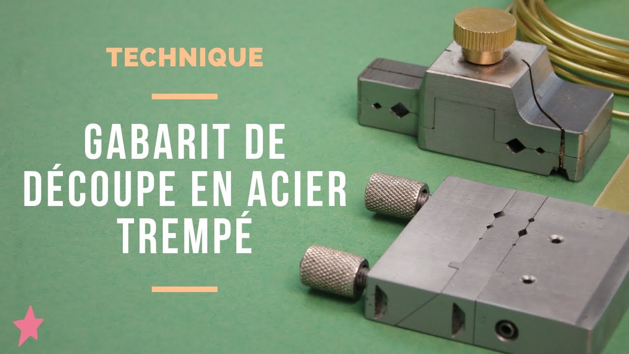 TECHNIQUE | Outil de bijoutier : Gabarit pour couper du fils, des plaques et des tubes