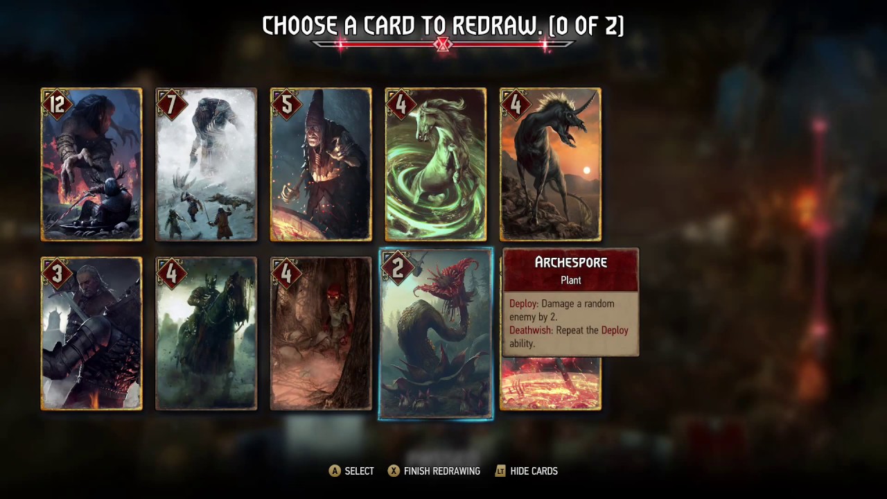 Gwent: The Witcher Card Game - Woodland Spirit Monster Thrive Deck Build & Game