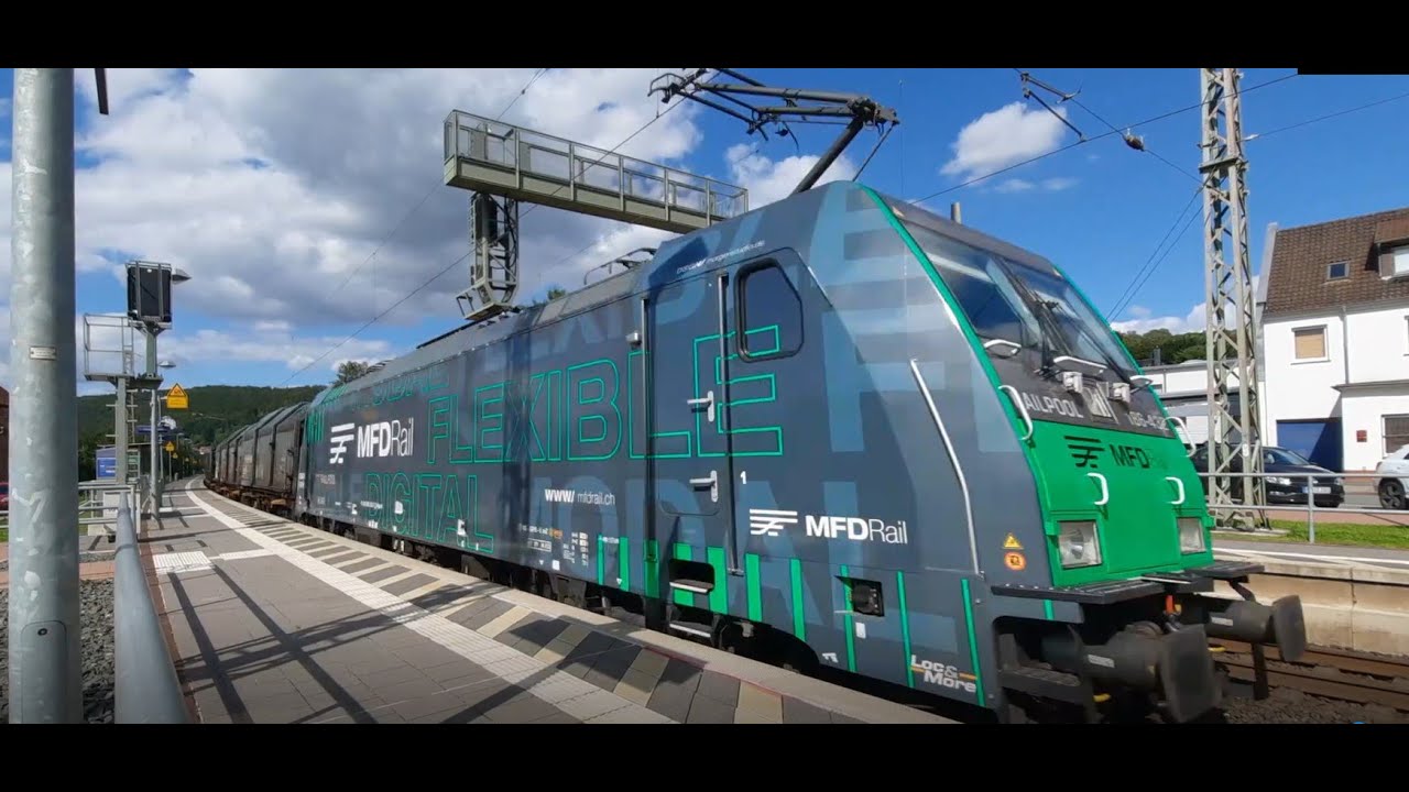Zugverkehr in Freden: Mit Baureihe 186 Railpool MFD Rail