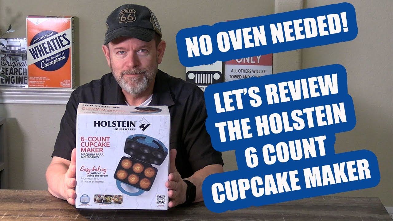 HOLSTEIN 6 Count Cupcake Maker NO OVEN NEEDED