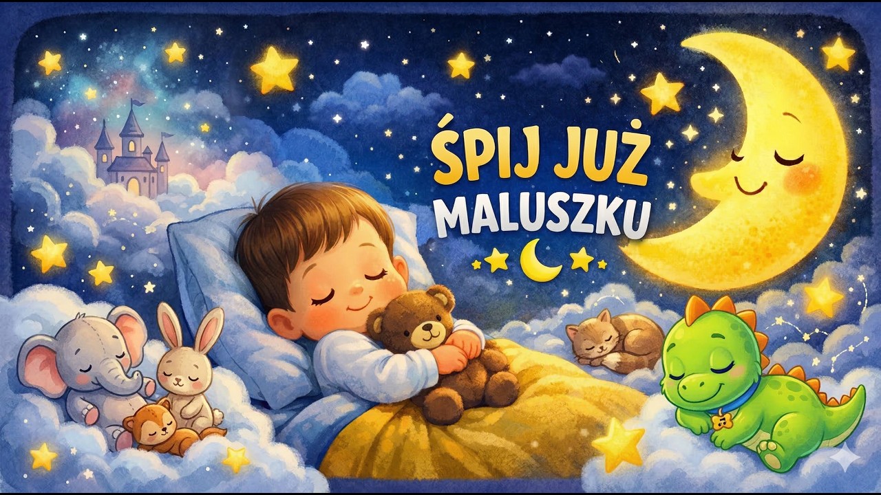 Śpij maluszku m&oacute;j 🧸🌙✨- Spokojna kołysanka dla dzieci