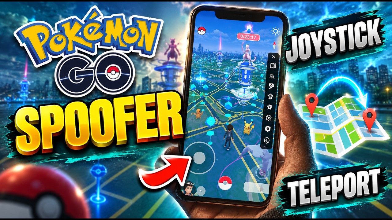 Хак для Pok&eacute;mon GO &mdash; Спуфер Pok&eacute;mon GO с джойстиком, GPS и телепортом для iOS и Android
