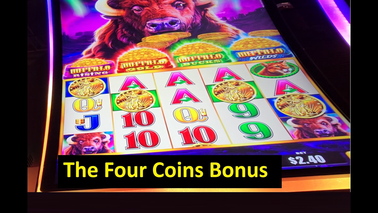 The Big Win on Buffalo Quad Power Slot! Aristocrat Game