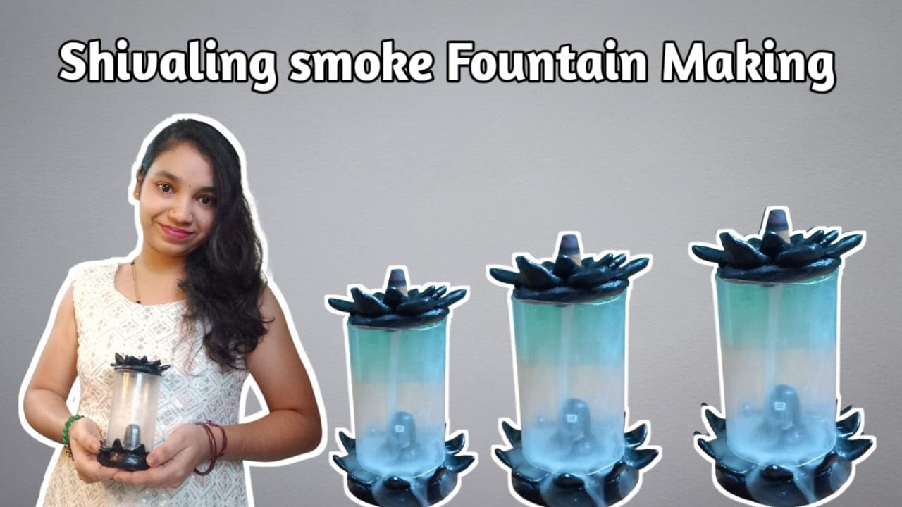 Shivaling Smoke Fountain Using waste materials| Smoke Fountain Craft