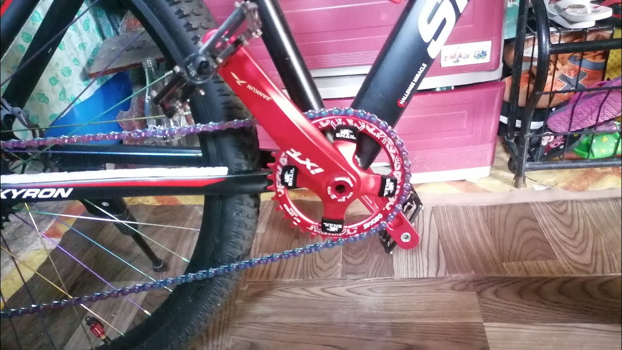 Snail single chainring bolts anbaksing 🚲