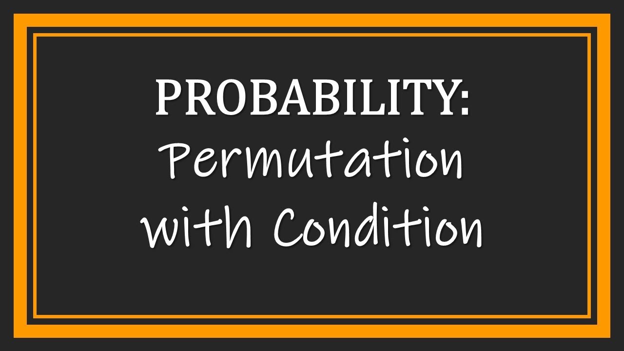Permutation with Condition