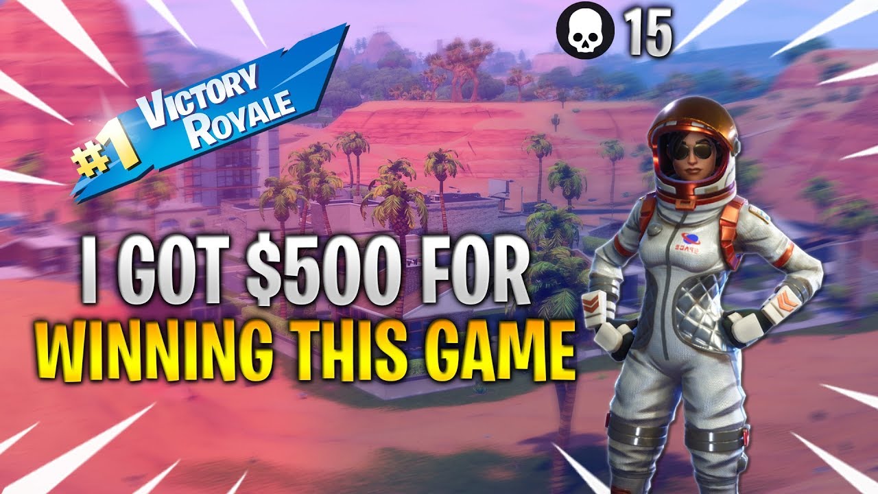 Teeqo donated $500 for me to win this game... | 15 KILL SOLO ARENA