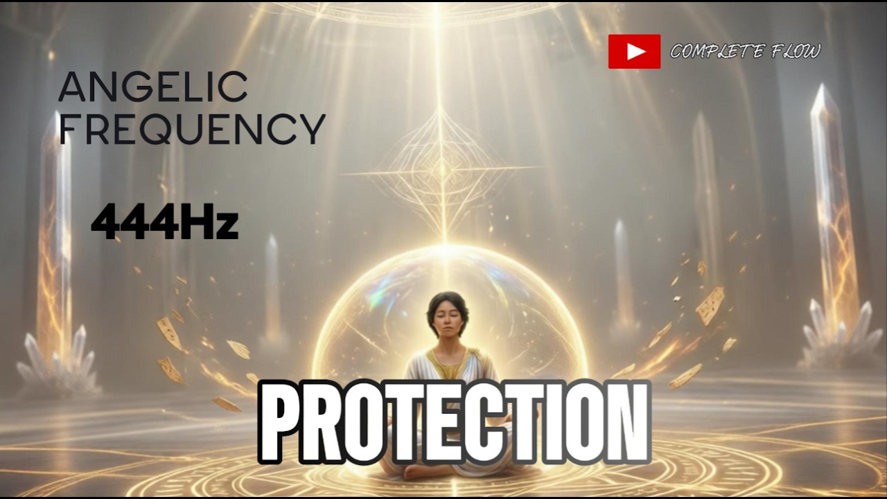 444Hz Protection & Healing Frequency • Shield of Golden Light Meditation Music