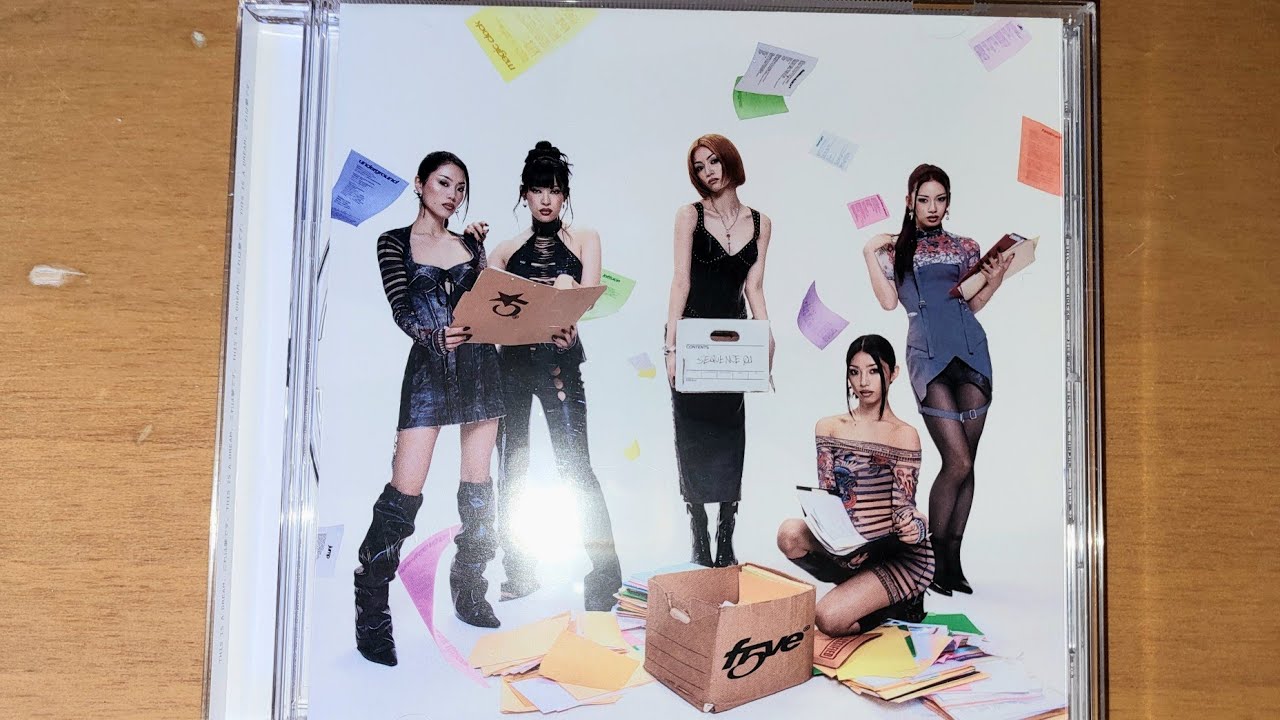 Unboxing f5ve 1st Studio Album 'Sequence 01'
