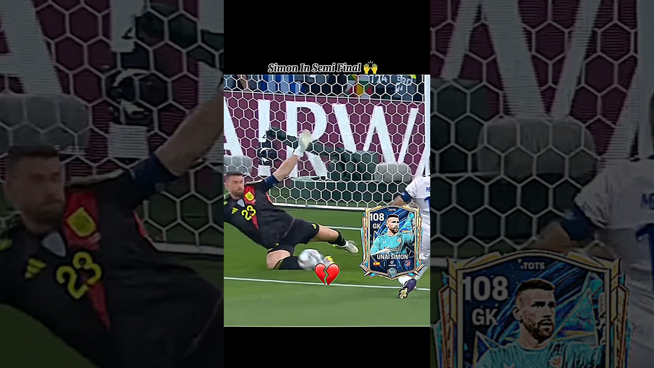 Unai Simon in Final😂🤡 #fcmobileid #fifamobile #fcmobile #football #fifa #fc24 #fifa23 #shorts #viral