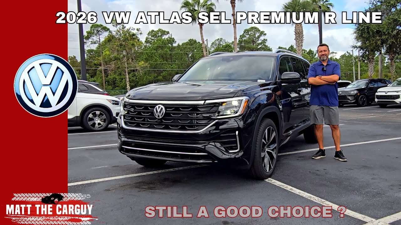 Volkswagen Atlas SEL Premium R-Line 2026 года — полный обзор и тест-драйв | Лучше конкурентов?