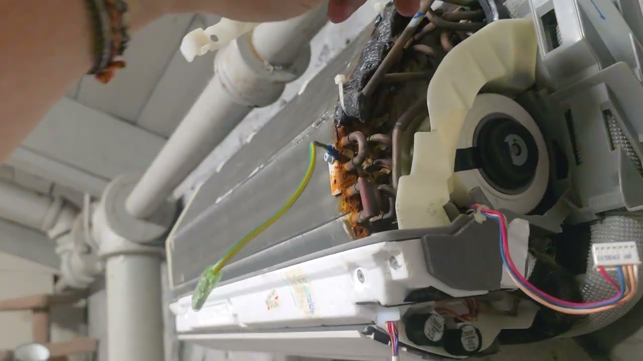 Daiken fan replacement on a minisplit without removing coil. FTXS12LVJU