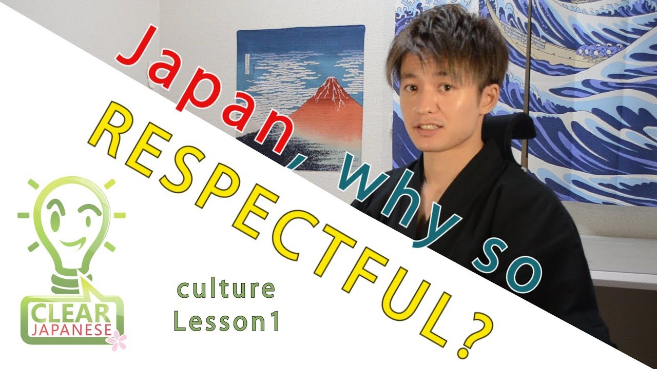 Japanese culture: manner and respect in Japanese