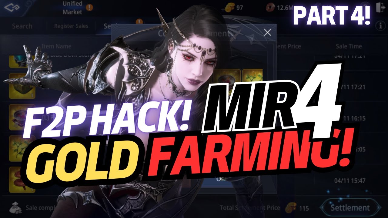 MIR4 F2P HACK for Gold! #mir4 #mir4global