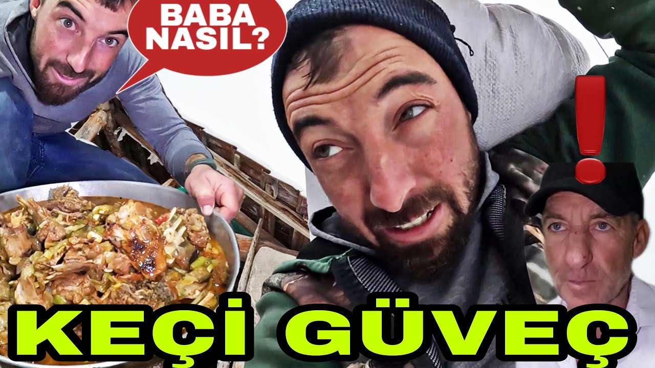 UN BİTTİ~ZORLU KARLI DEĞİRMEN YOLU!! KEÇİ GÜVEÇ HAZIR~BABA NASIL ?~!!!~