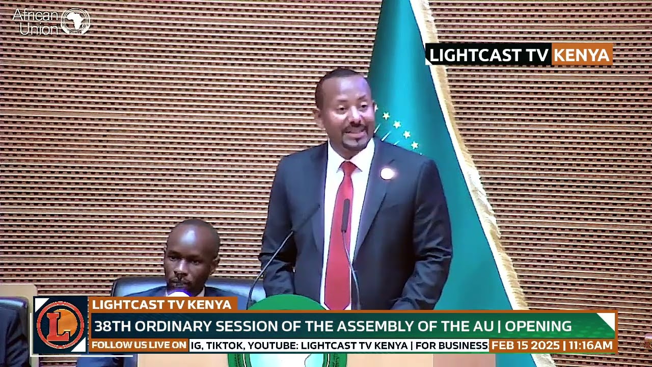Ethiopia Prime Minister Abiy Ahmed Ali Delivers Powerful Speech at Africa Union Opening Ceremony