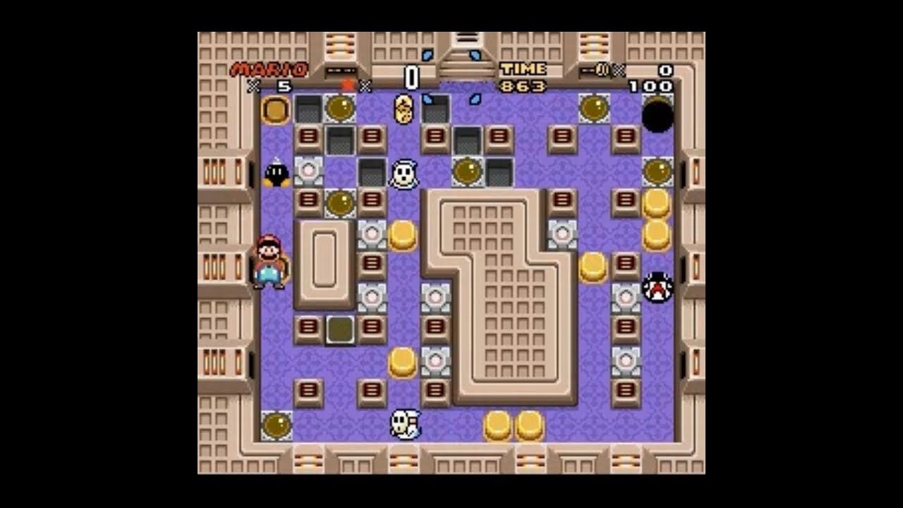 改造マリオでボンバーマン【Seawar Mario World/模倣マリオ】
