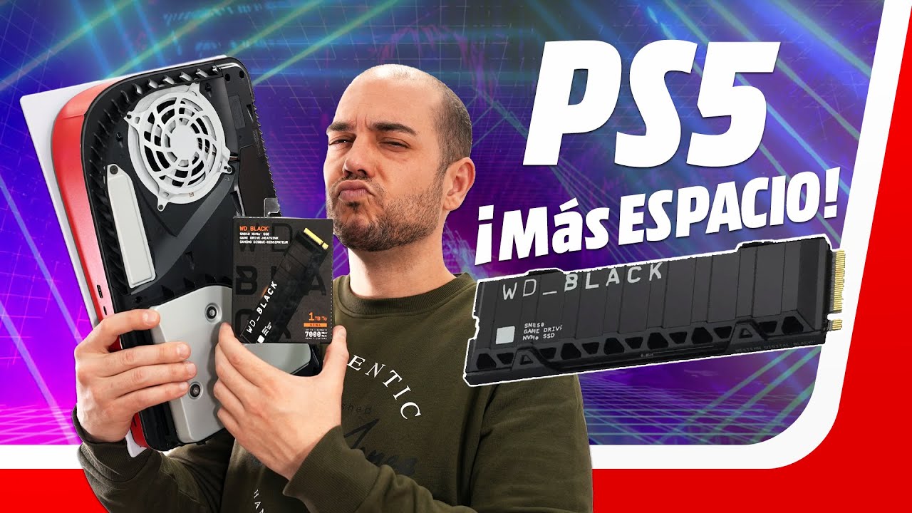 Cómo aumentar el espacio en tu PS5 con un WD_Black SSD