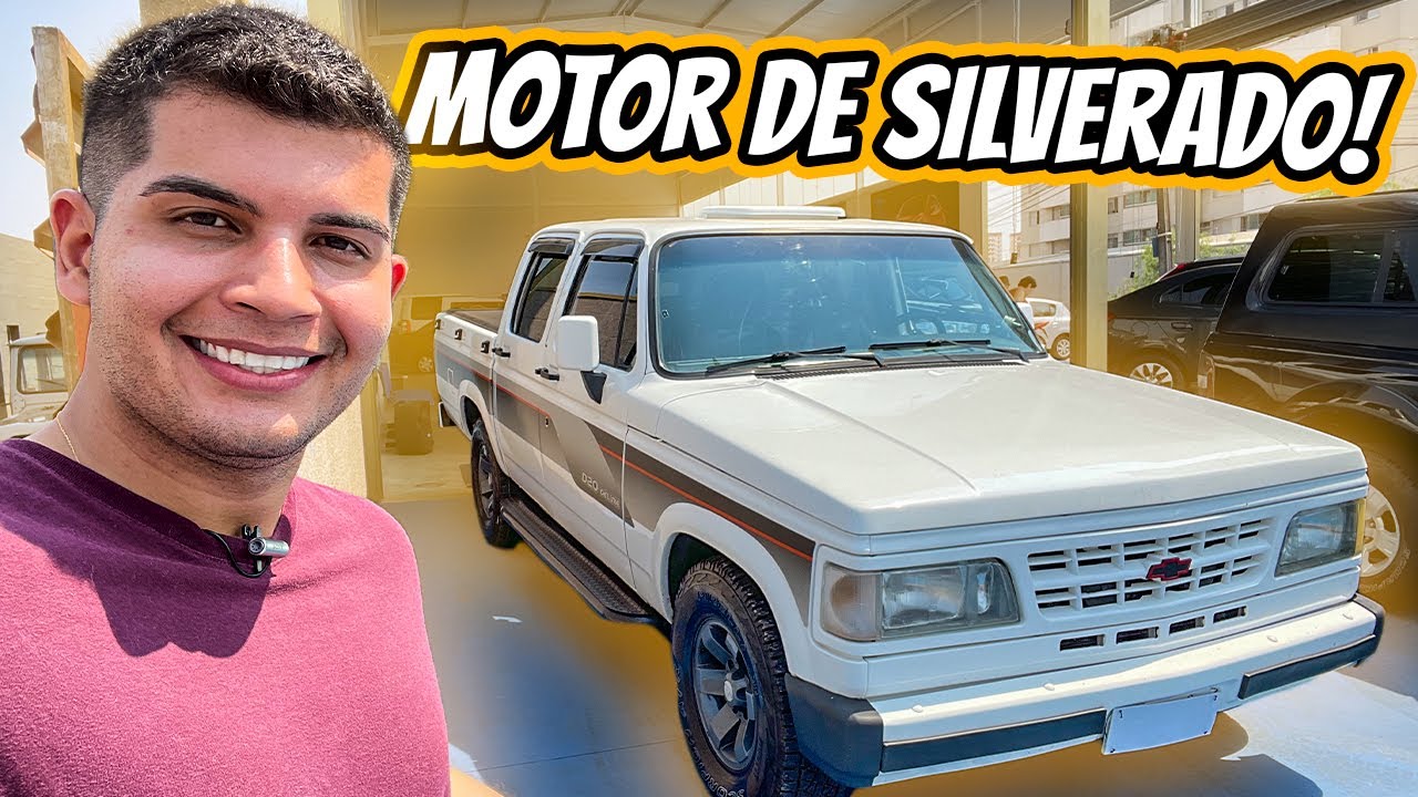 Chevrolet C-20 1993 com motor MWM DIESEL! GAMBIARRA TOTAL!