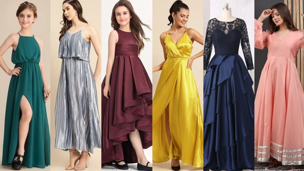 🌻🌺Satin frock desing for girls | Latest beautiful satin frock design collection 2024 #satinfrocks