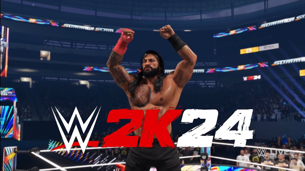 WWE 2K24 - Roman Reigns vs. The Bloodline | Handicap Elimination Full Match | PS5™ [4K60]