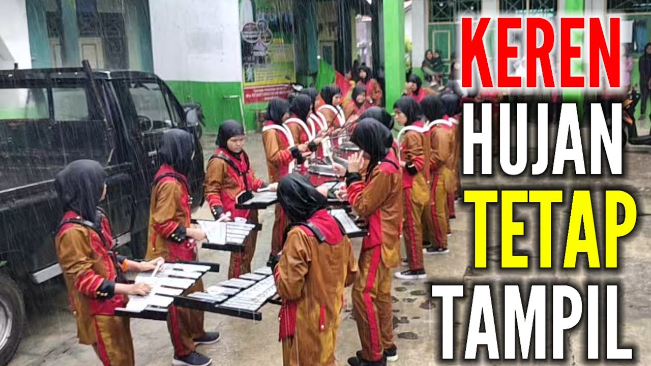 KEREN‼️TAMPIL HUJAN HUJANAN DRUMBAND MTS MIFTAHUL ULUM MARGASARI