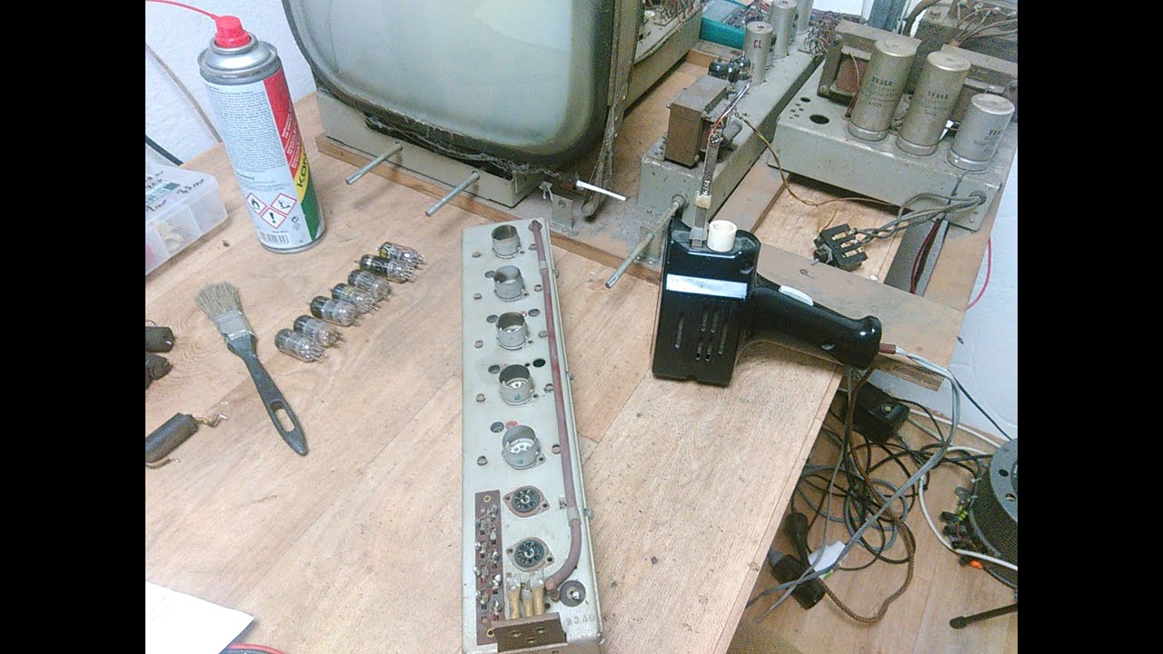 Oprava historick&eacute; televize Tesla 4001 2.d&iacute;l- VF a Audio obvody