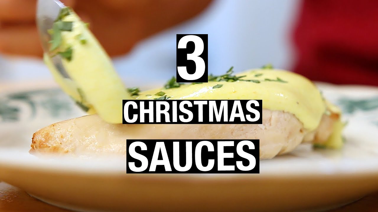 3 Christmas SAUCES | Last-Minute Christmas Recipes