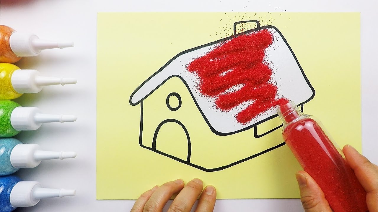 Comfortable House coloring & drawing ㅣ 편안한 집 그리고 색칠하기