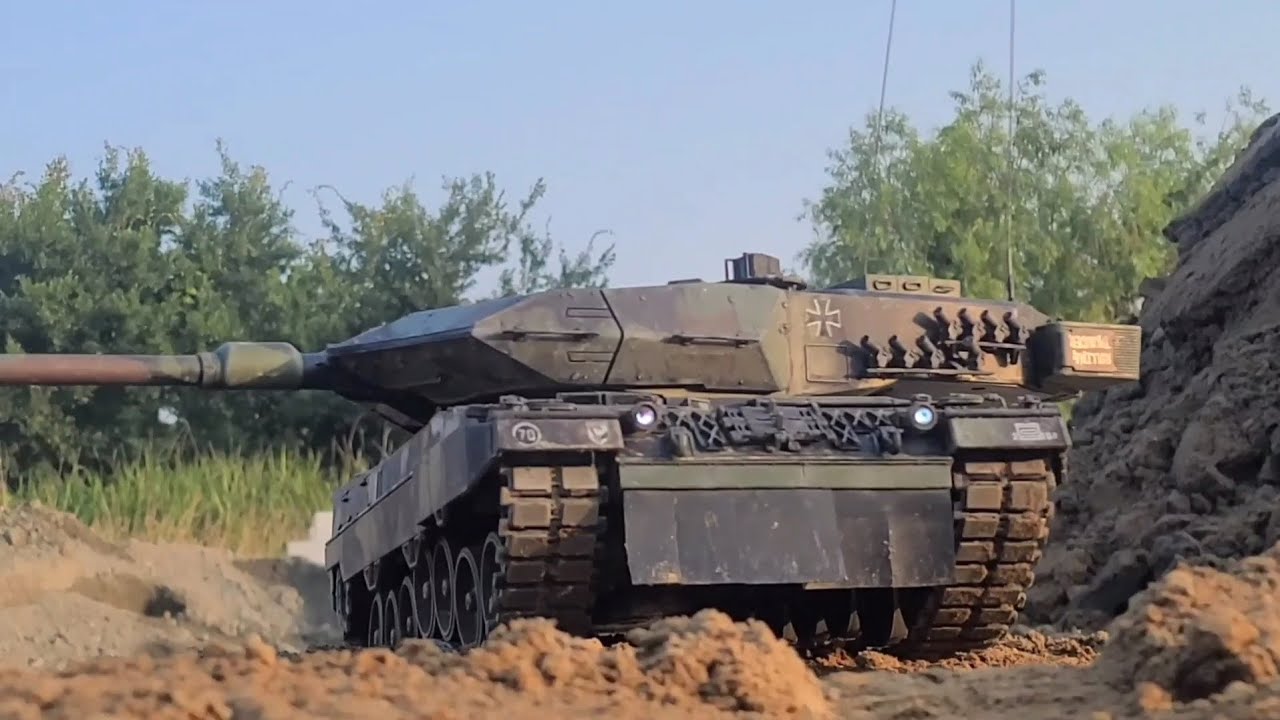 Rc tank henglong LEOPARD 2A6 