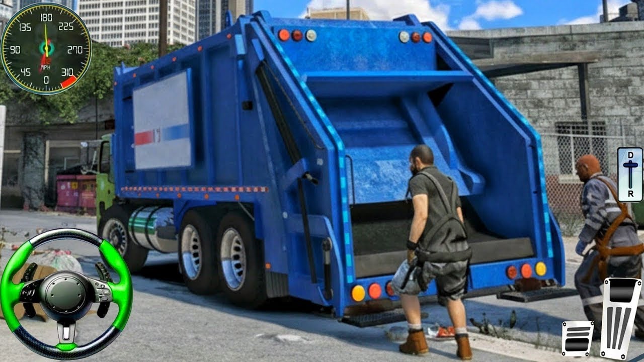 Garbage Truck Simulator 2026 - Realistic Truck Driving 3D - Truck Game Android Gameplay