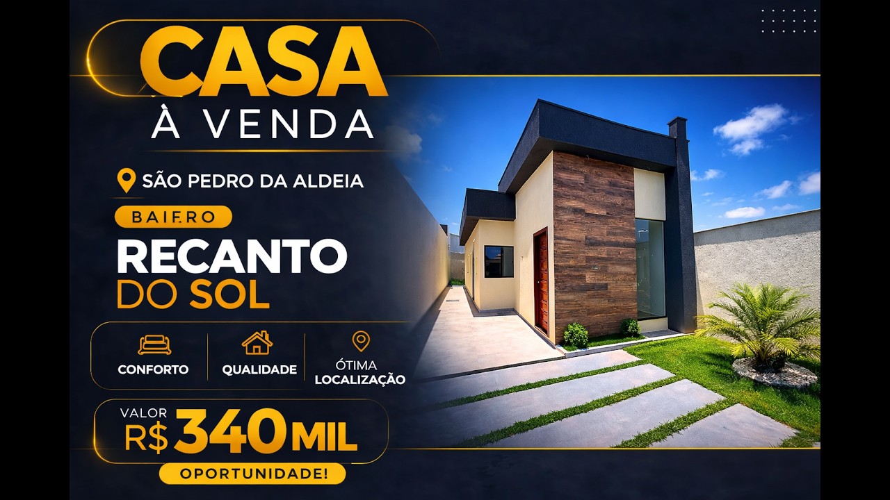Casa à venda - São Pedro da Aldeia