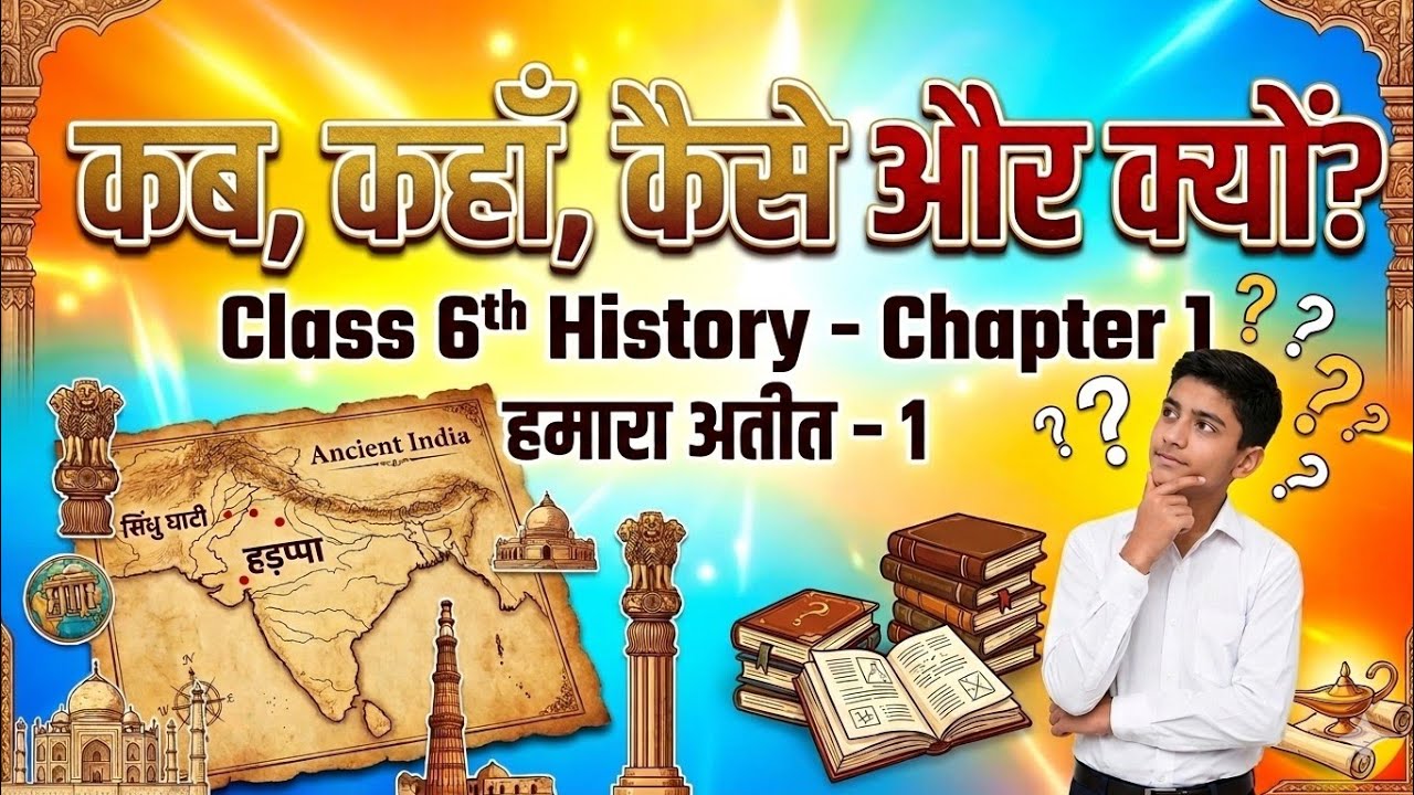 Class 6 History Chapter 1 | क्या कब कहाँ और कैसे | Full Explanation in Hindi