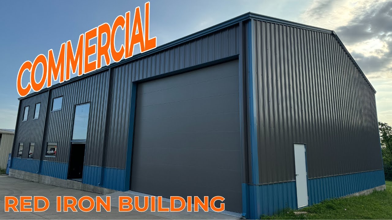 50'x80' Pre-Engineered Commercial Metal Building in Texas | Office Shell Tour | WolfSteel Buildings