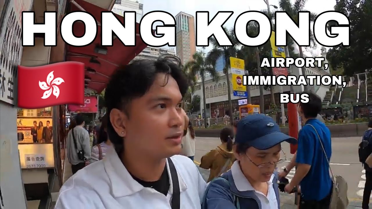 HONG KONG VLOG: DAY 1 (Airport, Immigration, Bus, Random ganaps) | Arvin Kenneth