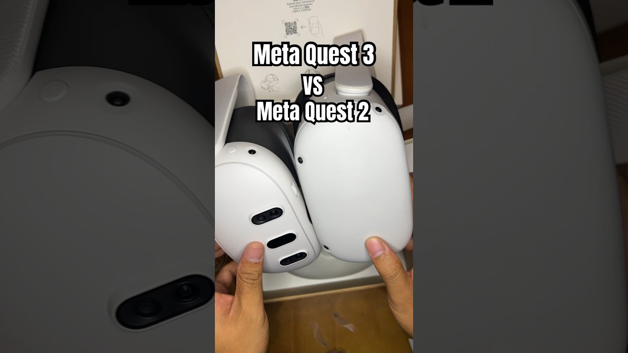 Quest 3 vs Quest 2 - Unboxing the Meta Quest 3 VR Headset #ar #vr #mr #xr