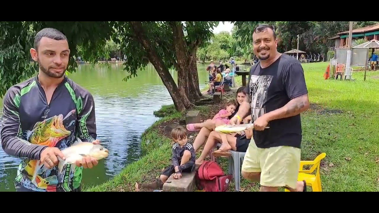 Primeira visita ao (Pesqueiro  vida boa -Sertaozinho), rendeu  bastante  peixe.