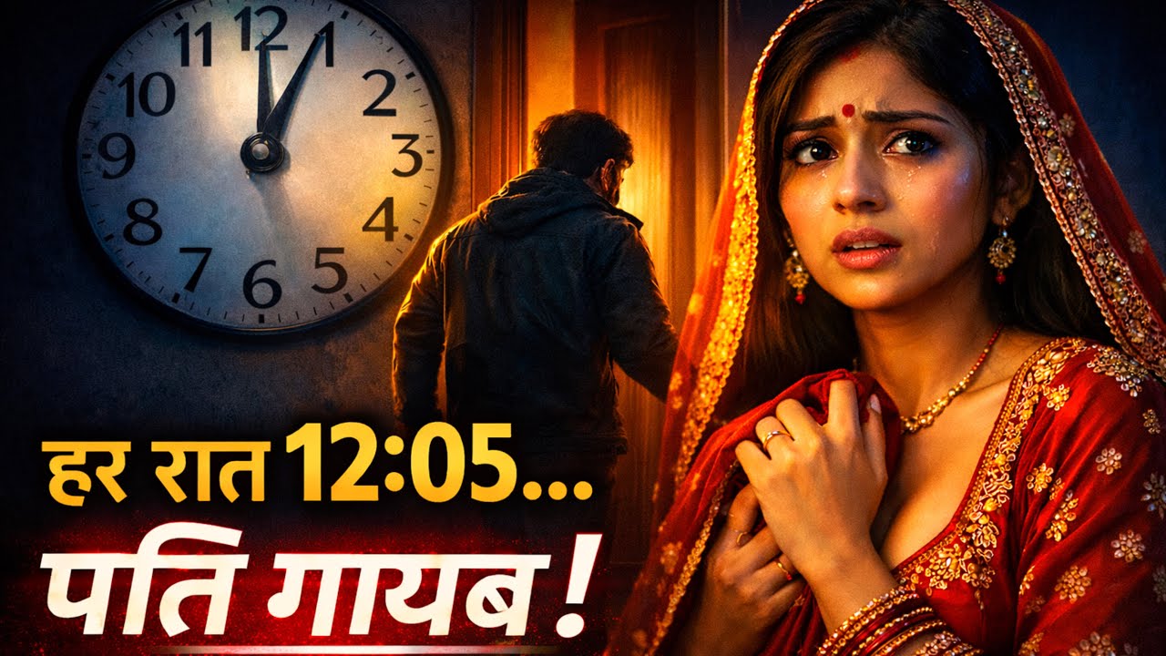 “Raat 12:05 Par Pati Kahan Jata Tha || सच जानकर पत्नी के पैरो तले जमीन खिसक गई 😱 Heart Touching