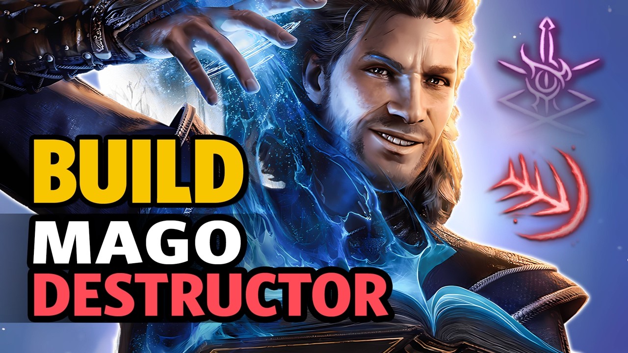 MAGO Evocador DESTRUCTIVO ☄️ BUILD Baldur's Gate 3 (Parche 8)