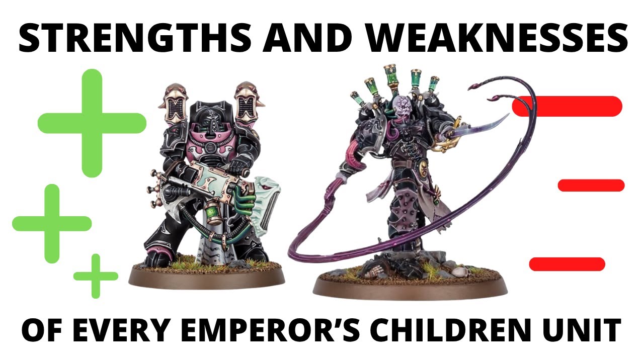 Strengths and Weaknesses for Every Emperor's Children Unit in Warhammer 40K