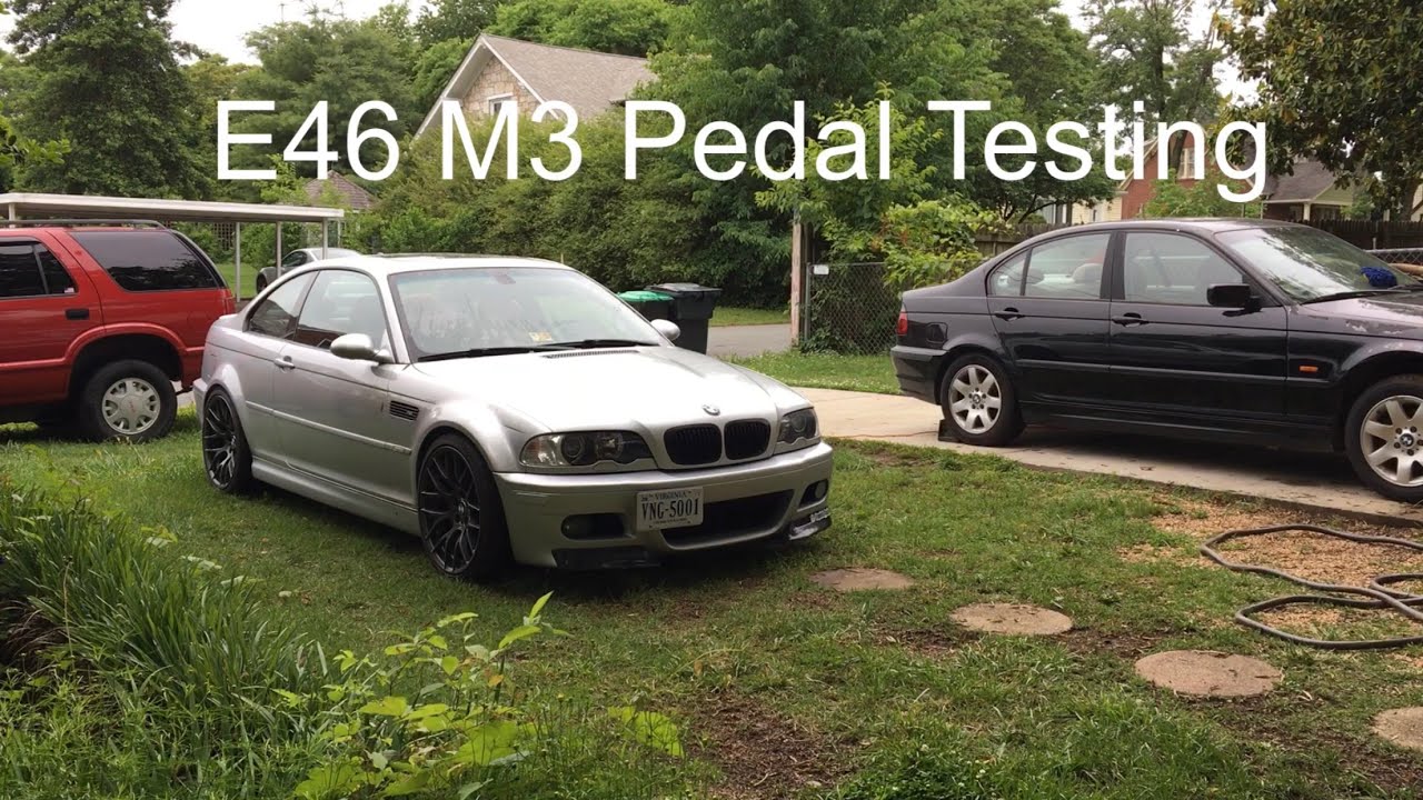 Проверка педали газа BMW E46 M3 (измерительное значение положения дроссельной заслонки)
