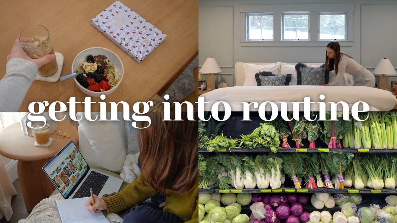 first vlog of 2026! goal setting, routine, meal planning, decluttering